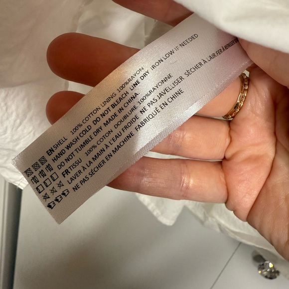 En Saison - Anthropologie - Juliet Top and Skirt Set in white Oyster - S/M - Picture 11 of 16